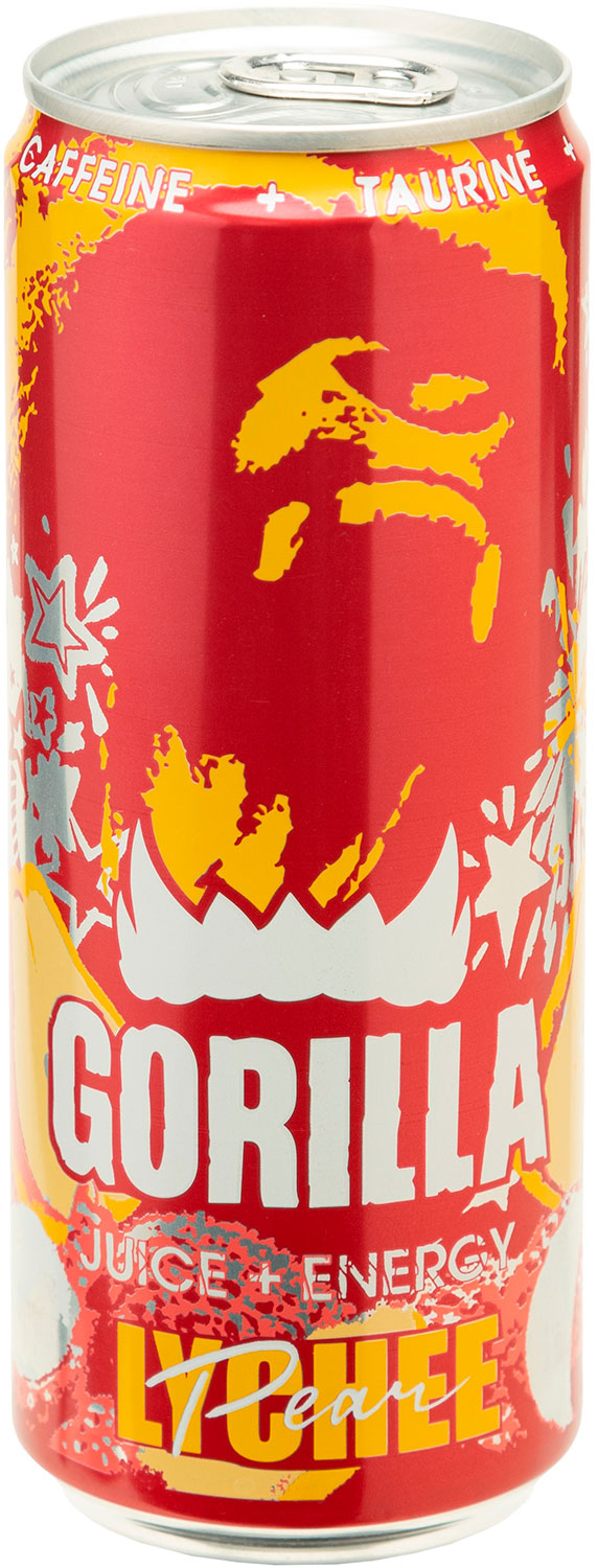 

Напиток Gorilla Энергетический личи груша безалкогольный
