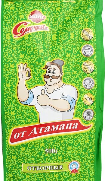 Семечки от Атамана Отборные обжаренные №44 500г