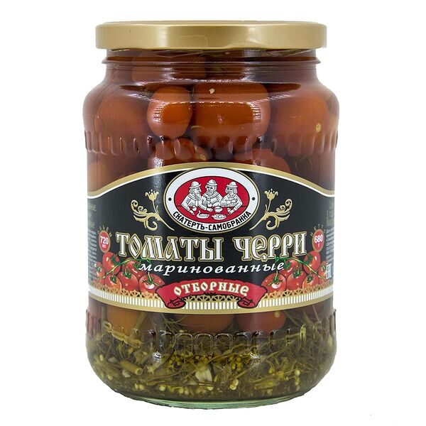 Томаты Скатерть-самобранка Отборные черри маринованные