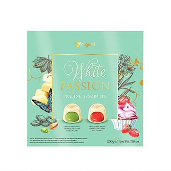 Конфеты Vergani White Passion ассорти из белого шоколада, 200г