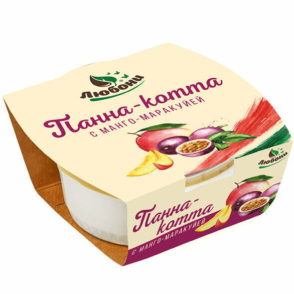 Десерт сливочный Любони Панна-Котта Манго и Маракуйя 120г