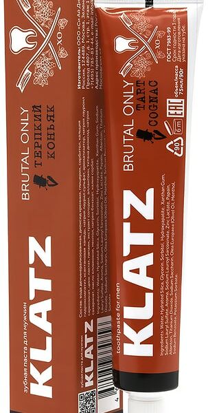 Зубная паста Klatz Brutal Only Терпкий коньяк 75мл
