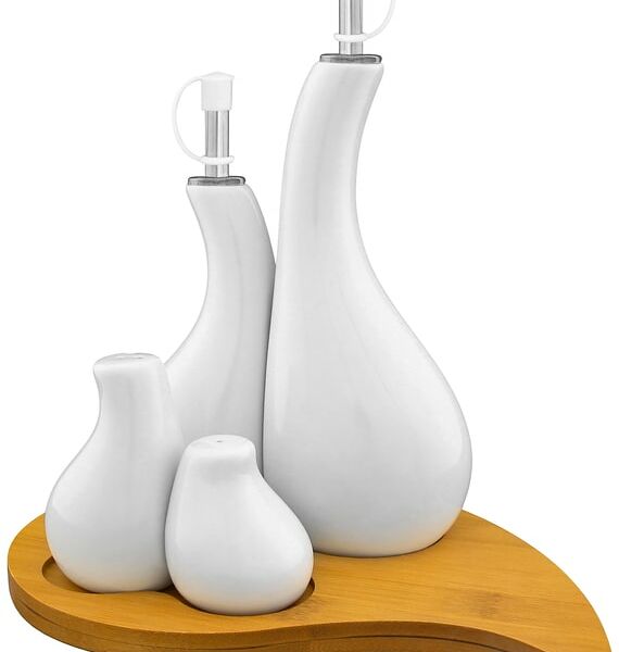 Набор для специй Elan Gallery Айсберг на подставке 4 предмета