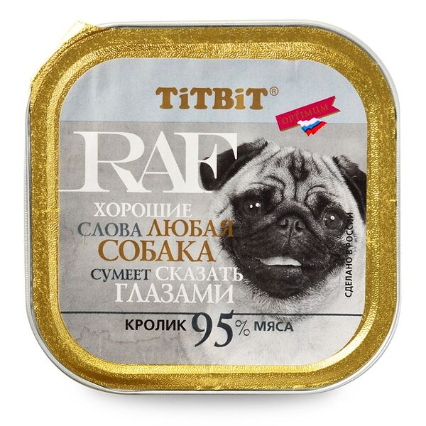 Корм для собак Titbit RAF Кролик