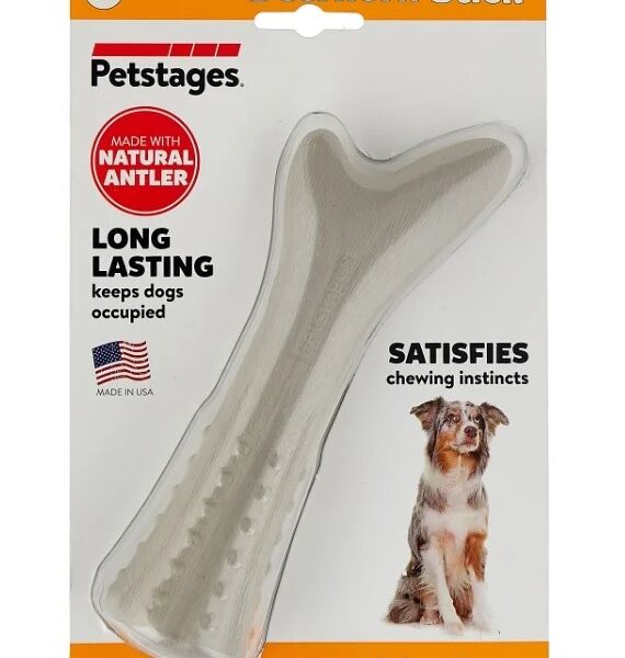 Игрушка для собак PETSTAGES Deerhorn с оленьими рогами средняя 16см