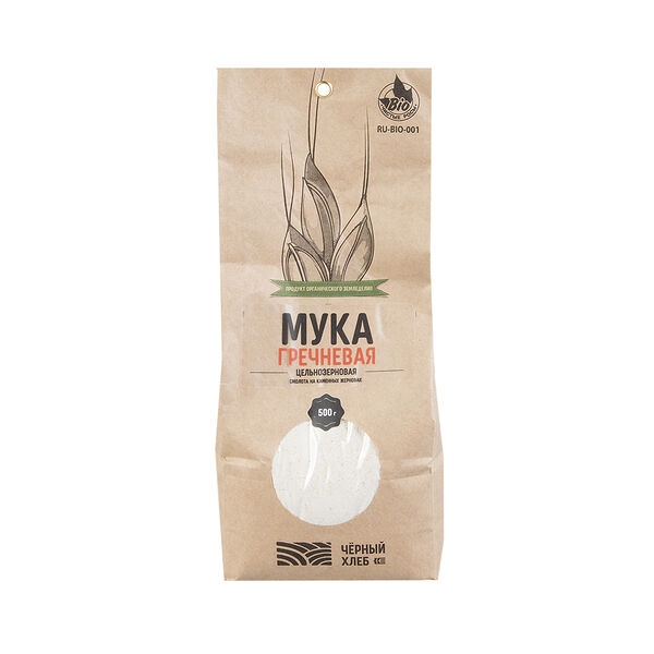 Мука Черный хлеб гречневая цельнозерновая Био