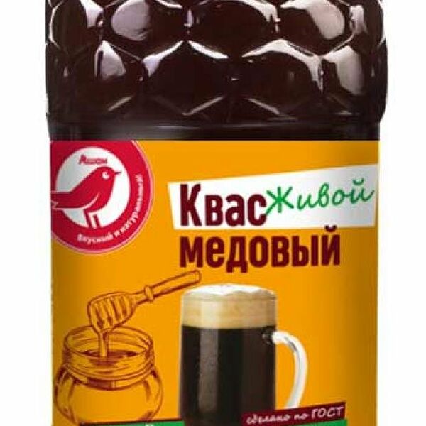 Квас живой АШАН Красная птица Медовый