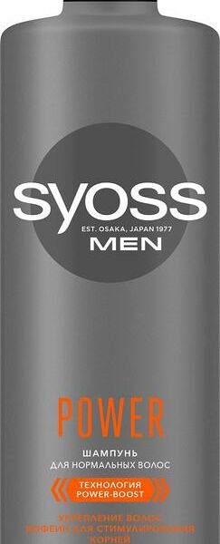 Шампунь Syoss Men Power для нормальных волос, 450мл