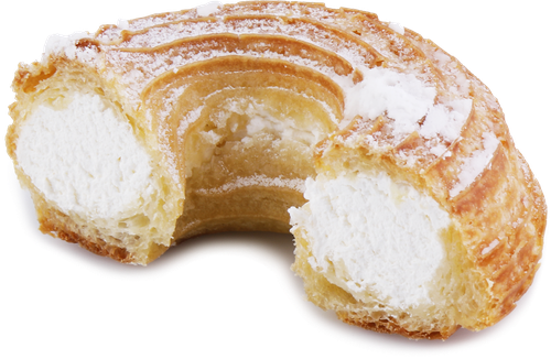 

Пирожное заварное Лента Fresh Кольцо со сливочно-творожным кремом 100 г