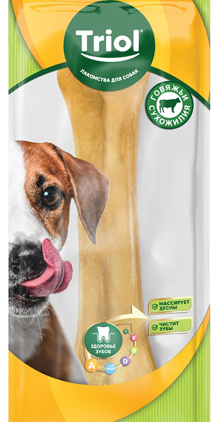 Лакомство для собак Triol Кость из жил 25 см