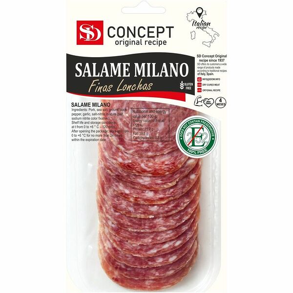 Колбаса SD Concept Салями Милано сыровяленая