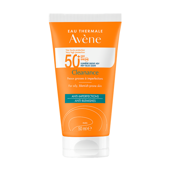 Флюид солнцезащитный Avene Cleanance для проблемной кожи SPF 50+ 50 мл