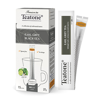 

Чай чёрный Teatone с ароматом бергамота 15 стиков