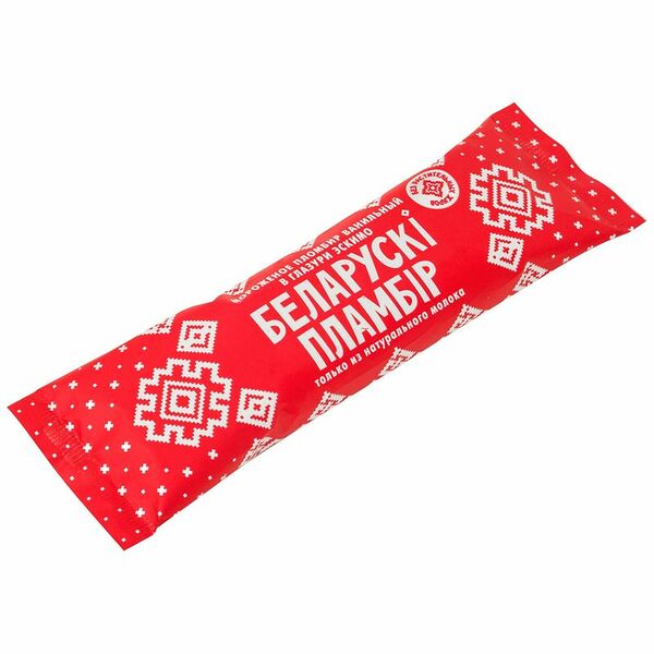 Мороженое пломбир Беларускi пламбiр эскимо с ароматом Ванили в глазури 80 г