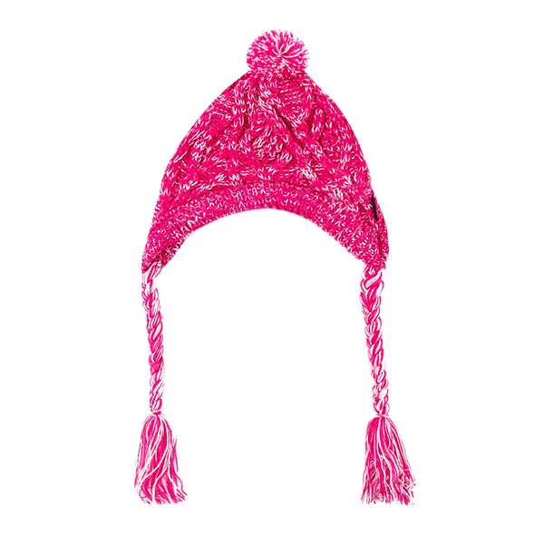 Шапка для собак с завязками розовая M