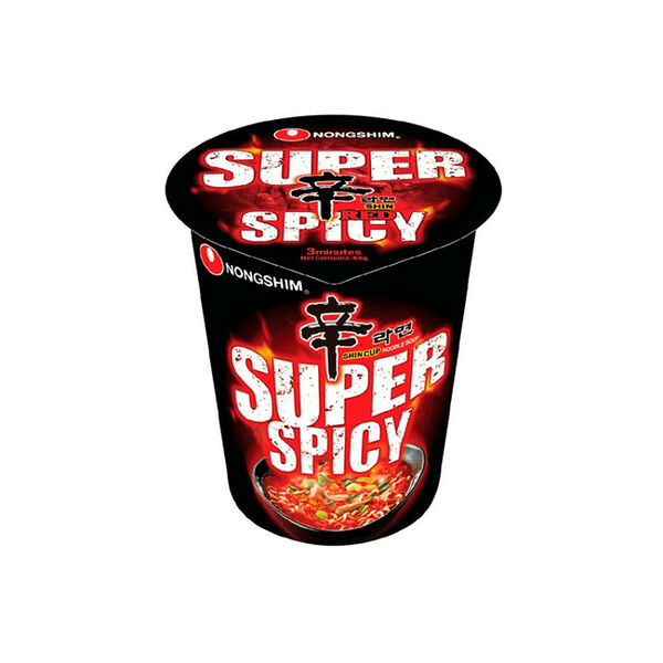 Лапша б/п Шин Рэд супер острая Нонгшим, 68 г