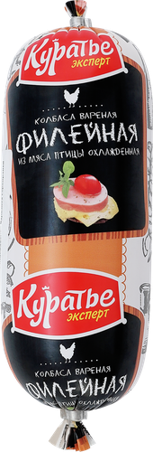 

Колбаса вареная Куратье Филейная из мяса птицы 350 г