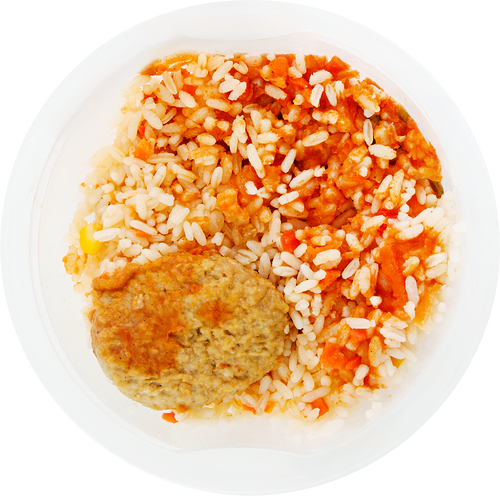 Котлета куриная Еда без труда с рисом и овощами под соусом 220 г