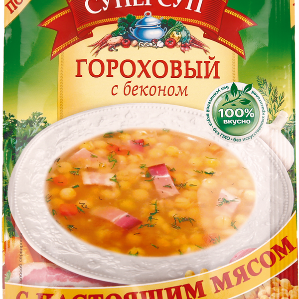 Суп Суперсуп Гороховый с беконом