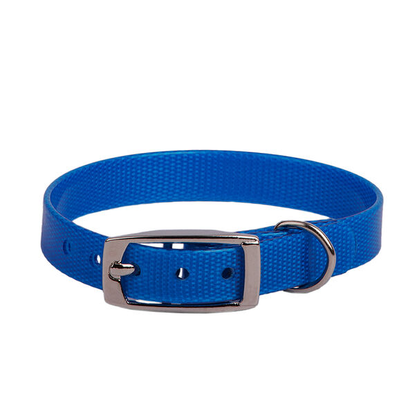 Ошейник Rungo из биотана для собак мелких пород, синий, 12 мм, обхват шеи 20-24 см