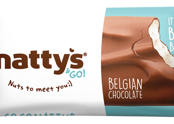 Шоколадный батончик Nattys&Go! Coconattys с мякотью кокоса, покрытый молочным шоколадом 45 г