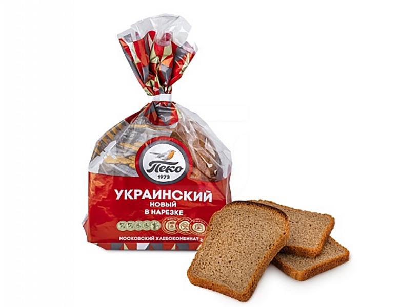 

Хлеб украинский новый Пеко нарезка