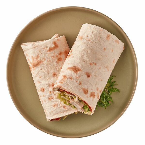 Шаурма с курицей, помидором и огурцом Шеф Перекрёсток, 230г