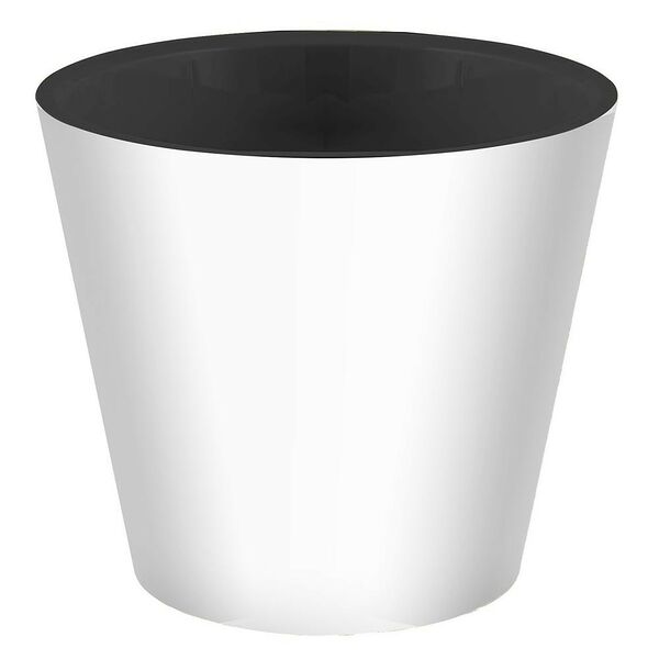 Горшок для цветов Розмари с дренажной вставкой, 20 см, 4 л, белый