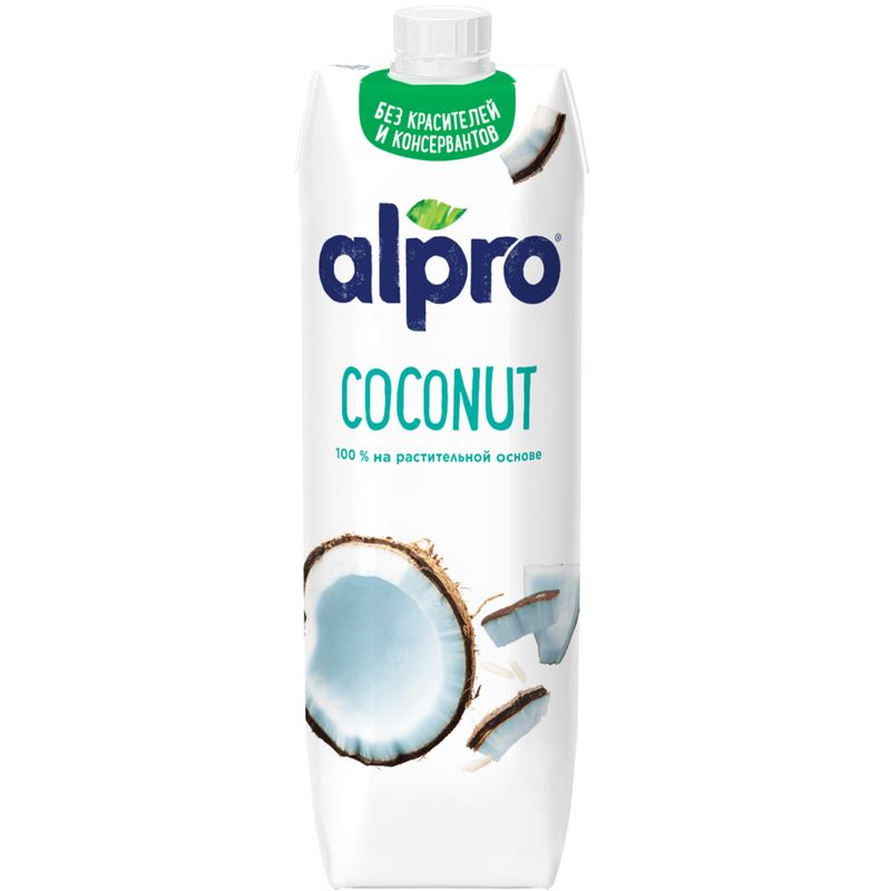 

Напиток кокосовый Alpro с рисом обогащенный кальцием 1 л
