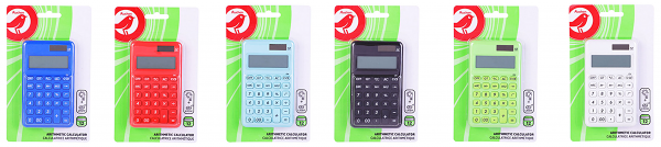 Калькулятор АШАН Красная птица 12 разрядный в ассортименте