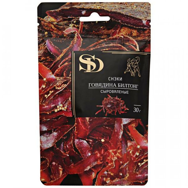 Снеки сыровяленые из говядины Билтонг, «Сытный Дом»