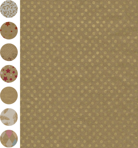 

Бумага упаковочная Крафт 70х100см Арт. БКР70-100, в ассортименте