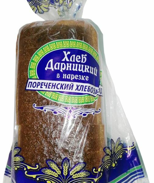 Хлеб Пореченский ХЗ Дарницкий нарезка 600г