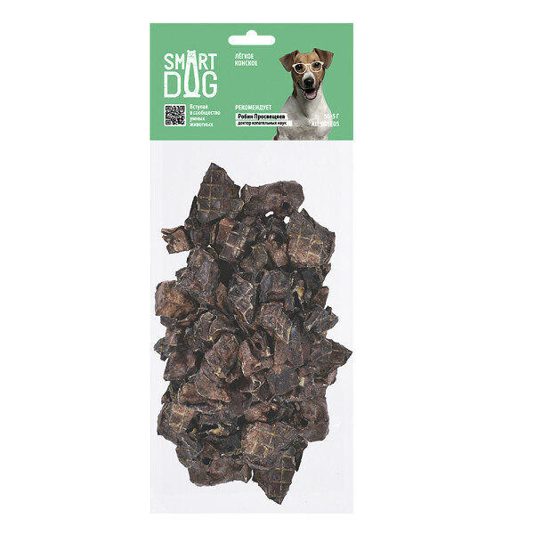 Лакомство Smart Dog для собак легкое конское