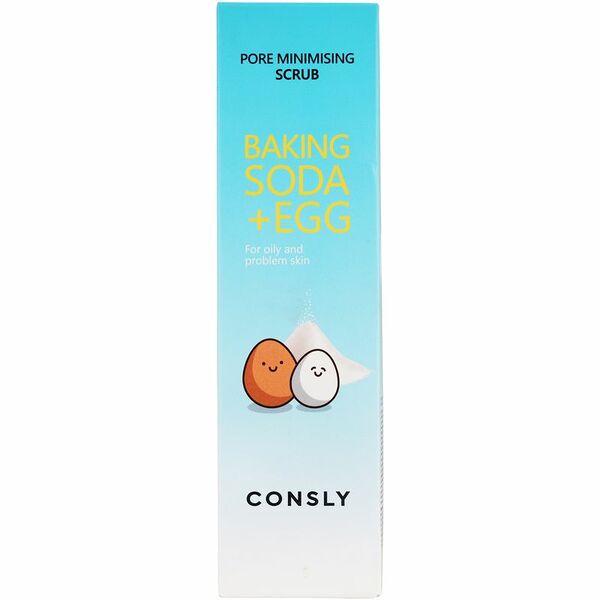 Скраб для лица Consly с содой и яичным белком