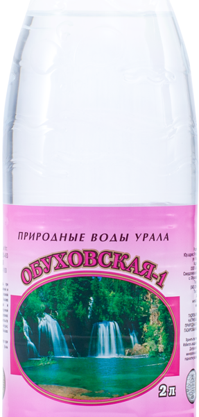 Вода Обуховская 1 минеральная газированная