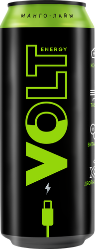 

Напиток энергетический Volt Energy Манго-лайм 450 мл