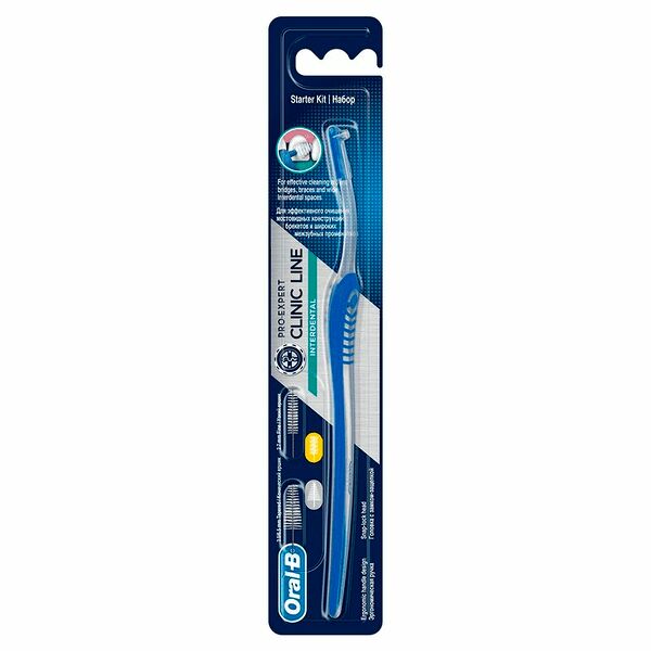 Зубная щетка Oral-B ProExpert Clinic Line Interdental межзубная + 2 ершика