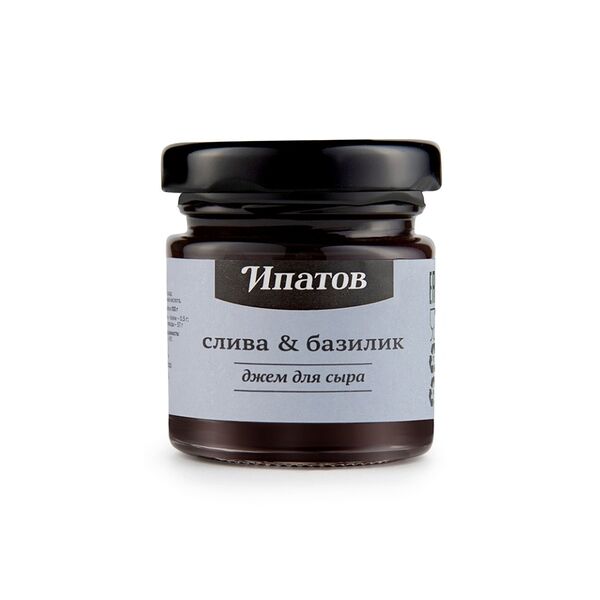 Джем для сыра «Слива & базилик», «Ипатов», 40 г, Россия