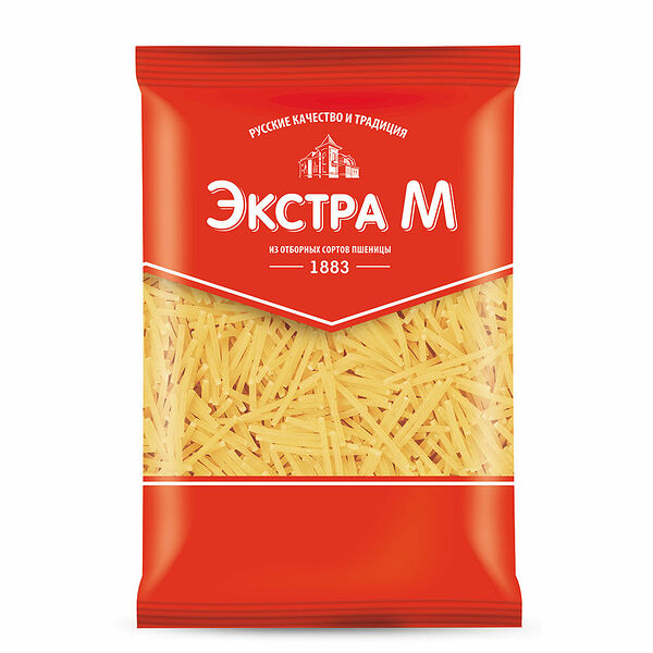 Макаронные изделия Вермишель ТМ Экстра М
