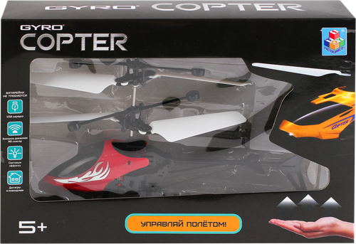 

Игрушка 1TOY Gyro-Copter, вертолет на сенсорном управлении со светом