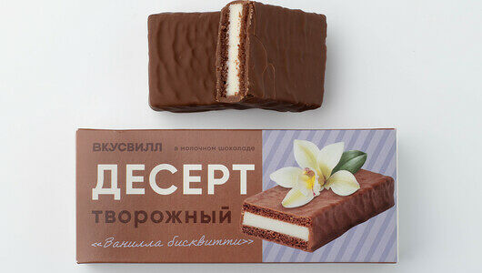 Десерт творожный Ванилла Бисквитти 