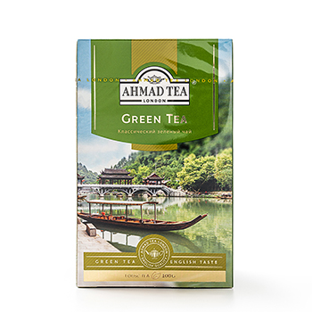 

Чай зеленый Ahmad Tea среднелистовой 100г, Россия
