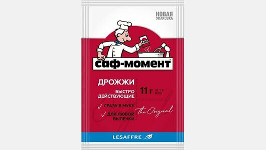 Дрожжи хлебопекарные Саф-момент сухие быстродействующие 11г
