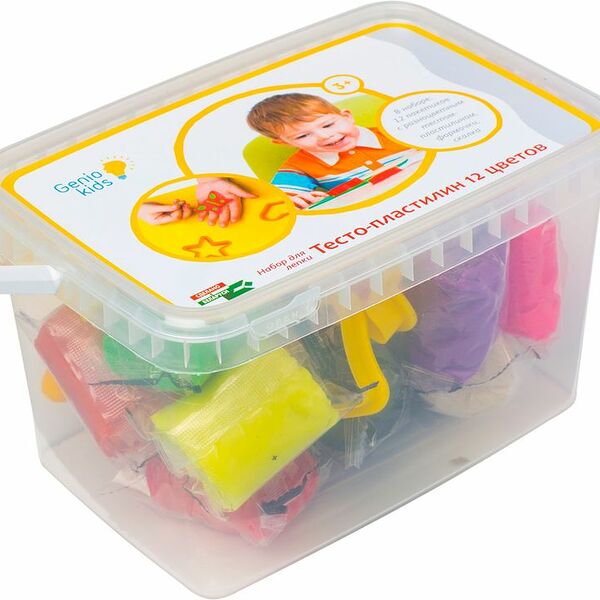 Набор для лепки Genio Kids 12 цветов ТА1068