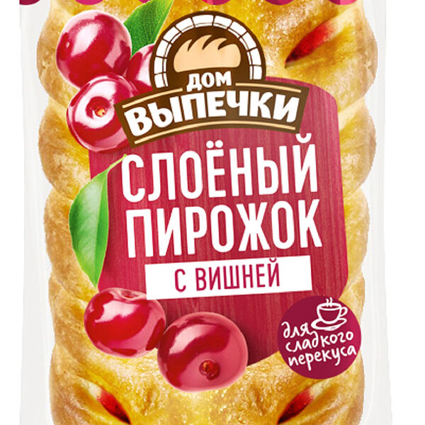 Пирожок Дом Выпечки Слоеный Вишня