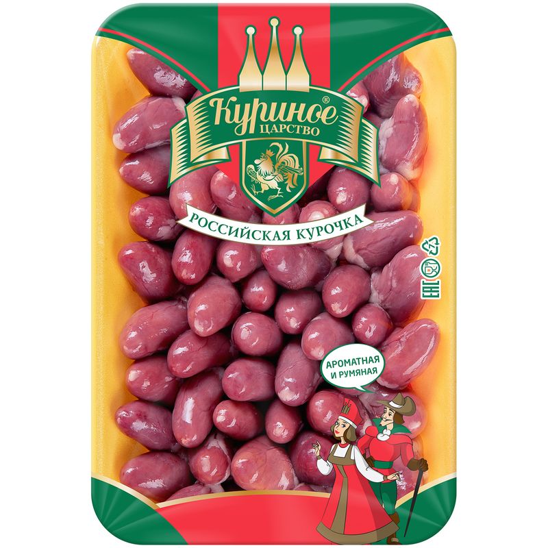 

Сердце цыплёнка бройлера Куриное Царство охлаждённое, 500г