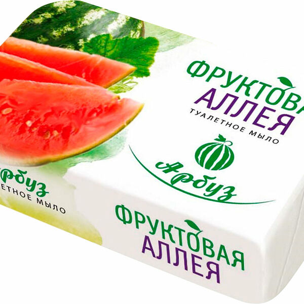 Мыло туалетное Фруктовая Аллея Арбуз 90 г