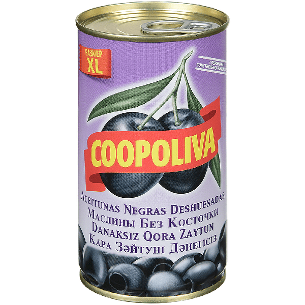 Маслины Coopoliva без косточки, размер XL