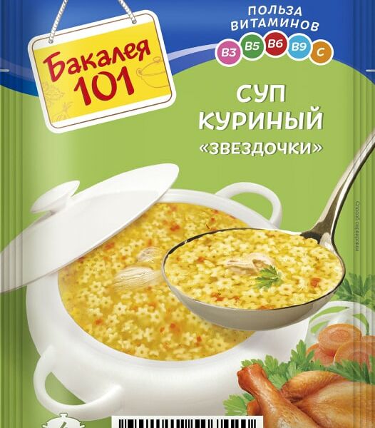Суп Бакалея 101 Куриный 60г